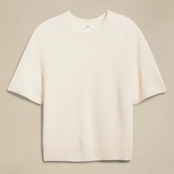 NWT Banana Republic Luna 100% Cashmere Sweater Top for Women in Navy (Size XL) - Picture 2 of 2